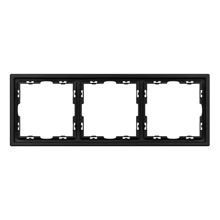 Рамка на 3 поста NOBE FRM-SFPL-3-BK Arlight 054220(1)