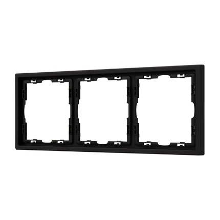Рамка на 3 поста NOBE FRM-SFPL-3-BK Arlight 054220(1)