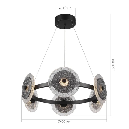 Подвесная люстра St Luce ALUMNO SL6142.433.01