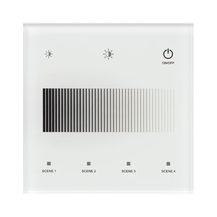 Сенсорная панель SMART-DALI-301-11-1G-4SC-DT6 230V 2,4G DIM 1 зона Arlight 046561