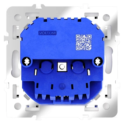 Розетка с/з со шторками + USB VOLTUM S70 VLS040503