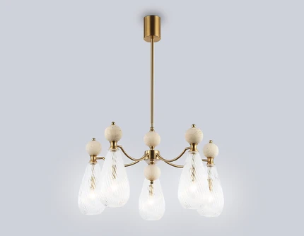 Люстра на штанге Ambrella light CERAMO MODERN LH53286