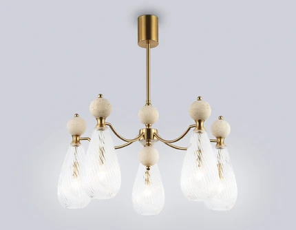 Люстра на штанге Ambrella light CERAMO MODERN LH53286