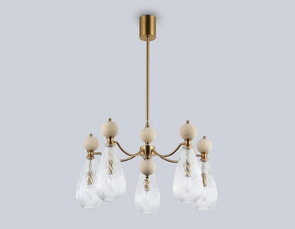 Люстра на штанге Ambrella light CERAMO MODERN LH53286