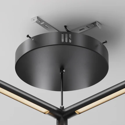 Потолочная чаша для ввода питания с блоком питания Maytoni ACCESSORIES FOR SYSTEM SHELF CA031B-B