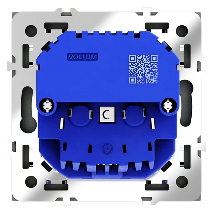 Розетка с/з со шторками + USB VOLTUM S70 VLS040408