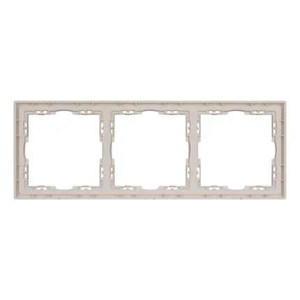 Рамка на 3 поста FRM-SFPL-3-CA Arlight NOBE 059458(1)