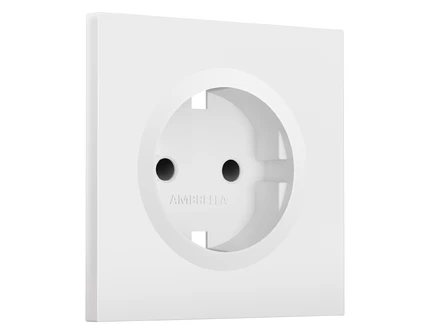 Лицевая панель для розетки с/з со шторками Ambrella Volt SIGMA SP8270