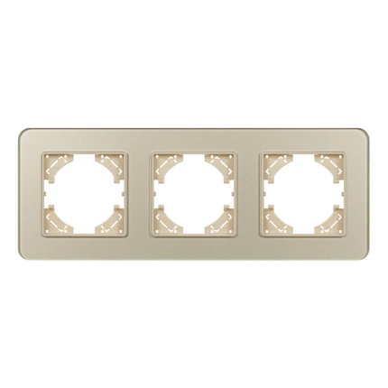 Рамка на 3 поста FRM-OMALI-SFGS-3-GD Arlight 049715