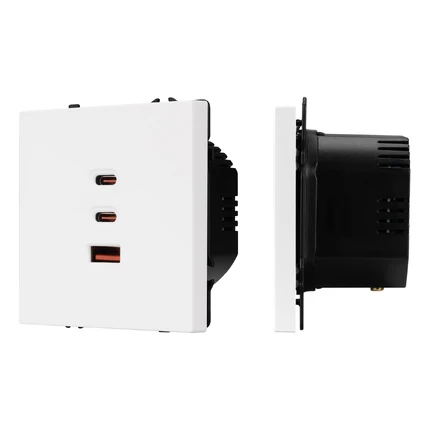 Розетка USB SCT-NOBE-MUACC-SFPL-FC-WH Arlight 061839