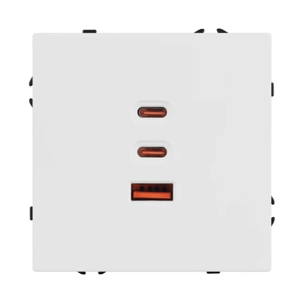 Розетка USB SCT-NOBE-MUACC-SFPL-FC-WH Arlight 061839