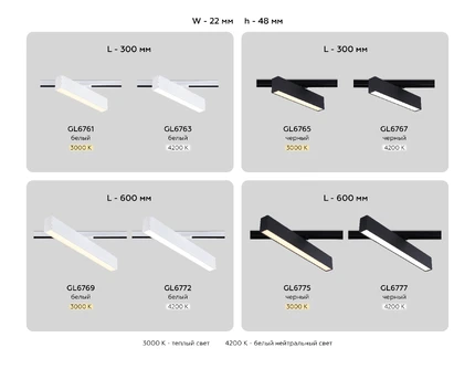 Трековый светильник Ambrella light TRACK SYSTEM GL6769