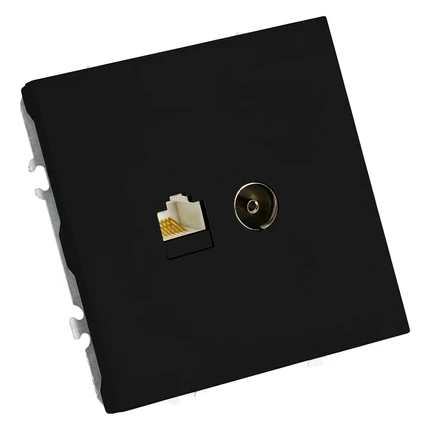 Розетка интернет RJ-45 + TV Stekker ЭМИЛИ 49846