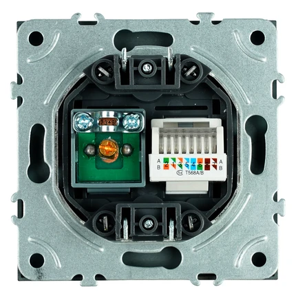 Розетка интернет RJ-45 + TV Stekker ЭМИЛИ 49846