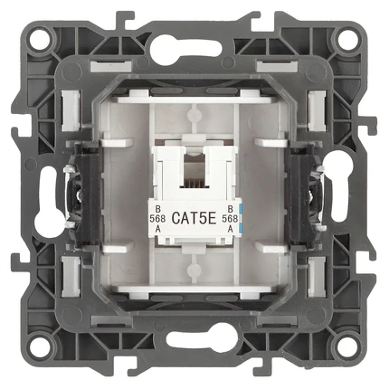 Розетка Интернет RJ-45 IP20 Эра СЕРИЯ 12 12-3107-04 Б0014726