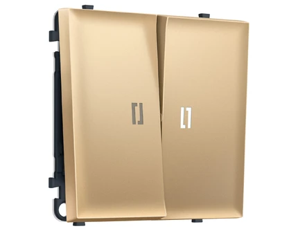 Выключатель двухклавишный с подсветкой Ambrella Volt SIGMA MS884015