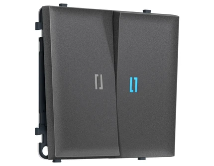 Выключатель кнопочный с подсветкой Ambrella Volt SIGMA MS654060