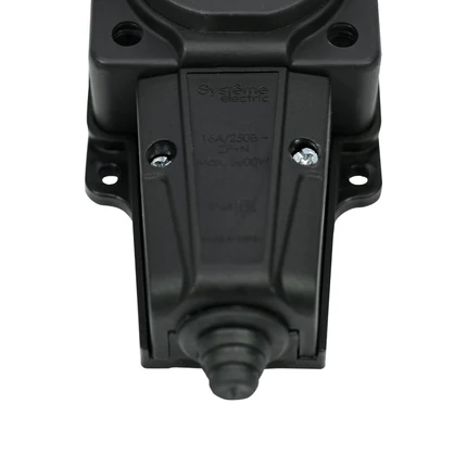 Розеточный блок на 3 поста Systeme Electric MULTISET MST4103BK