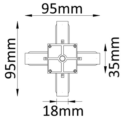 Соединитель Crystal Lux BASIC CLT 0.211 04 BL