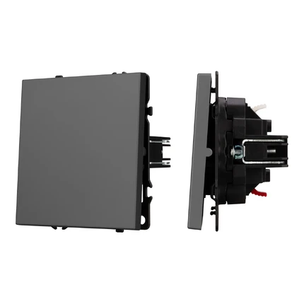 Выключатель кнопочный SWT-NOBE-MKR1-SFPL-GR Arlight 054272(1)