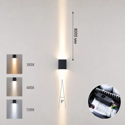 Фасадный светильник Odeon Light ARROW 7188/10WLP