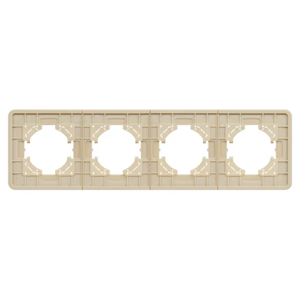 Рамка на 4 поста FRM-AKIRY-AL-4-GD Arlight 049733