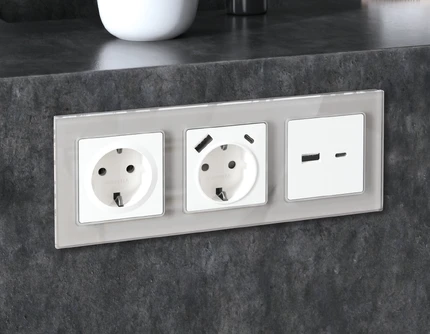 Рамка на 1 пост Ambrella Volt PLATOS AF330401