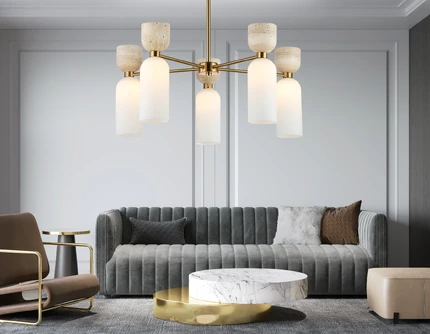 Люстра на штанге Ambrella light CERAMO MODERN LH53325
