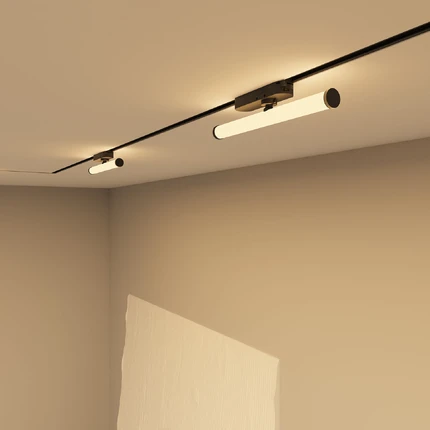 Трековый светильник Denkirs STROM DK6438-BK