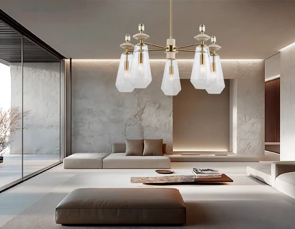 Люстра на штанге Ambrella light CERAMO MODERN LH53305