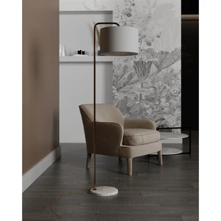 Торшер Arte Lamp RUPERT A5024PN-1PB